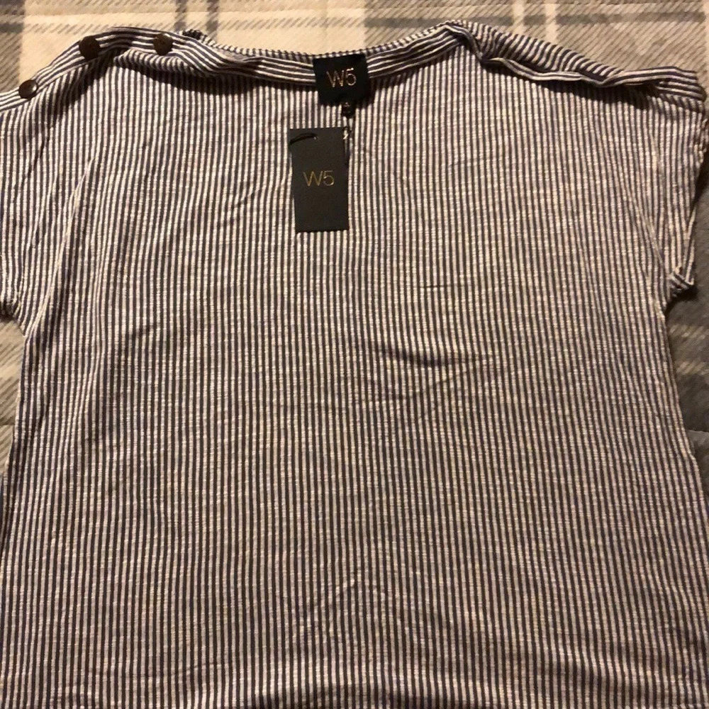 W5 striped shirt nautical